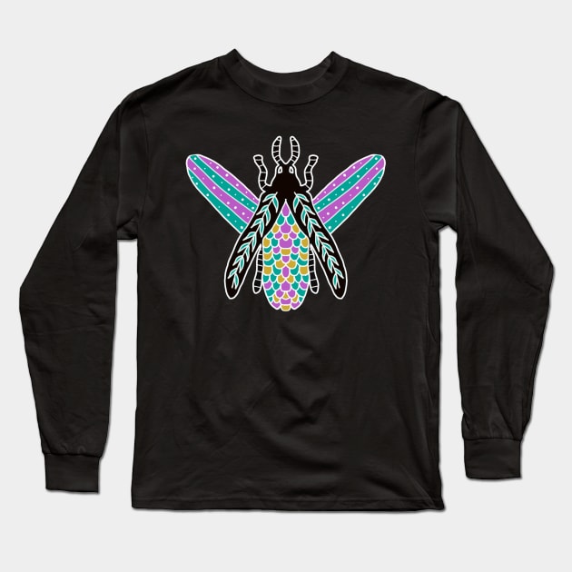 Beetle Long Sleeve T-Shirt by frankenstipple